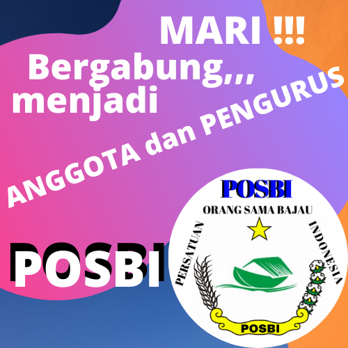 POSBI Menjadi Organisasi Nasional Orang Sama Bajau di Indonesia